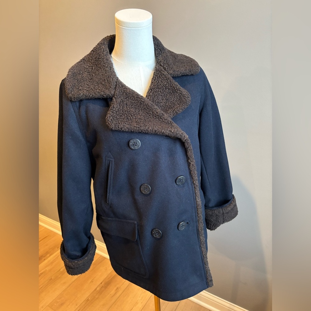 American Eagle Wool Blend Double Breasted Coat